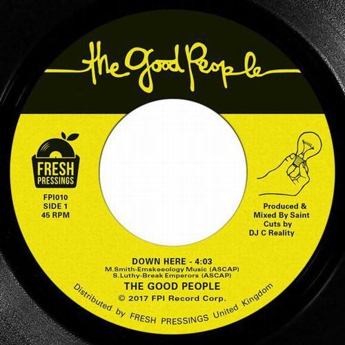 THE GOOD PEOPLE / グッド・ピープル / DOWN HERE B/W GAME IN THE STEP 7"