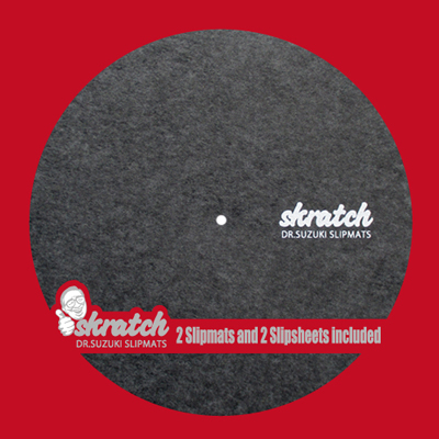 SLIP MATS (DR.SUZUKI SLIP MATS) / Dr. Suzuki slipmats -skratch 12"