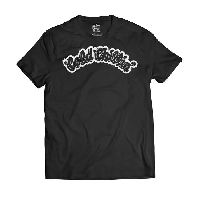 Chillin ビックロゴTシャツ CHILLIN'(チリン)】BIG LOGO S/TEE (ビックロゴTシャツ) White/Black