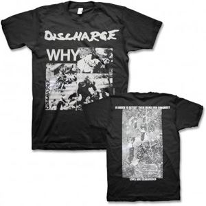 DISCHARGE / ディスチャージ / WHY? T-SHIRT (M-SIZE)