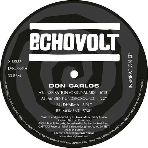 DON CARLOS(CLUB) / ドン・カルロス / INSPIRATION EP