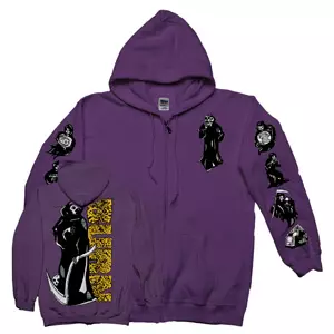 BURN / バーン / REAPER POCKET ZIP-UP (PURPLE / S-SIZE)