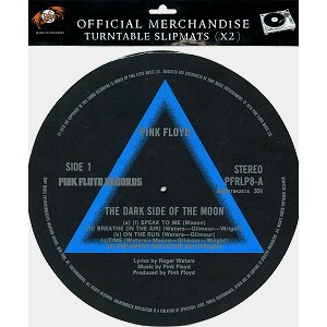 THE DARK SIDE OF THE MOON ANALOGUE LABEL RECORD SLIP MAT/PINK