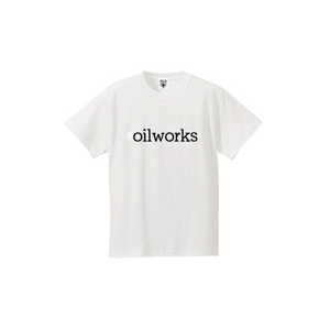 OILWORKS / #OILWORKS T-SHIRT WHITExBLACK XL