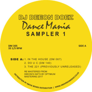 DJ DEEON / DJディーオン / DOEZ DANCE MANIA SAMPLER 1