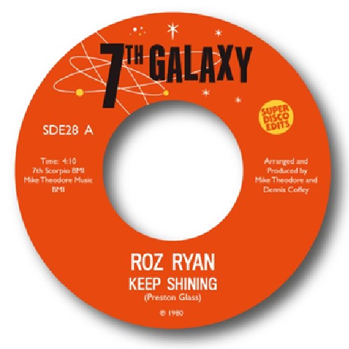 ROZ RYAN / KEEP SHINING / PUT LOVE BACK (7")