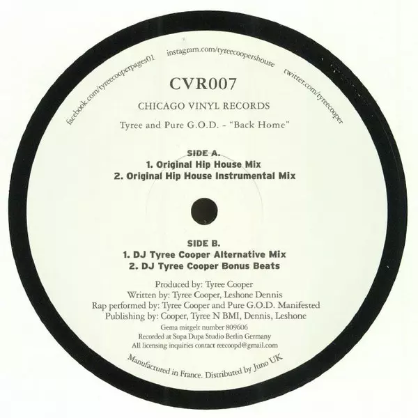 TYREE & PURE GOD / BACK HOME