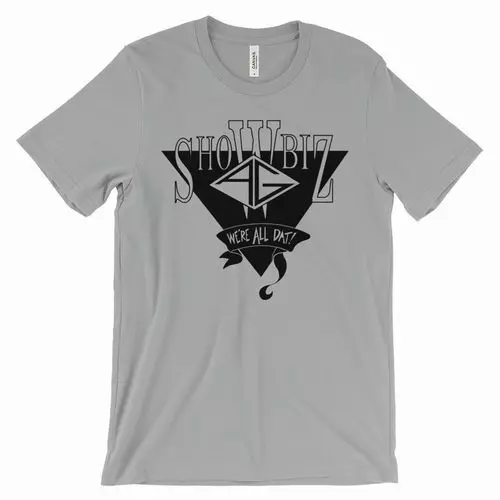 SHOWBIZ & A.G. / ショウビズ&A.G. / CAN I GET A SOUL CLAP T-SHIRT (BLACK LOGO ON SILVER - L)