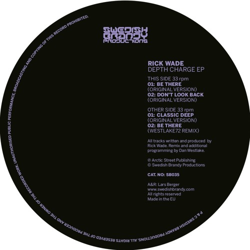 RICK WADE / リック・ウェイド / DEPTH CHARGE EP