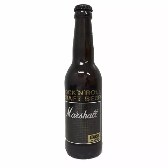 MARSHALL BEER / ROCK'N'ROLL CRAFT BEER CLASSIC 330ML  / ロックンロールクラフトビール・クラシック 330ML 1本あたり 864円(税込)