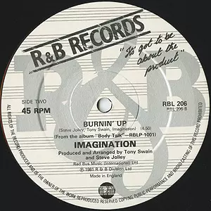IMAGINATION / イマジネーション / FLASHBACK / BURNIN' UP (12")