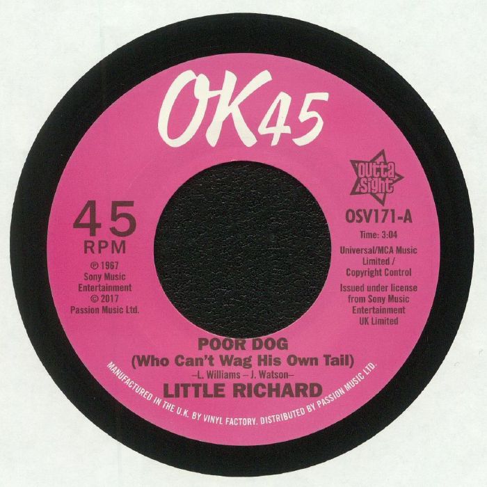LITTLE RICHARD / リトル・リチャード / POOR DOG(WHO CAN'T WAG HIS OWN TAIL) / A LITTLE BIT OF SOMETHING (7")
