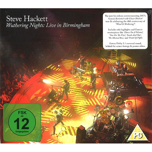 STEVE HACKETT / スティーヴ・ハケット / WUTHERING NIGHTS-LIVE IN BIRMINGHAM: SPECIAL EDITION 2CD +2DVD DIGIPACK