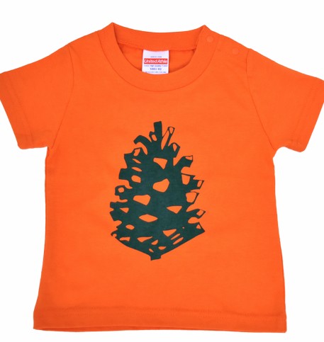 ベルウッド・レコードグッズ / Tシャツ(ボディオレンジ)子供用110cm