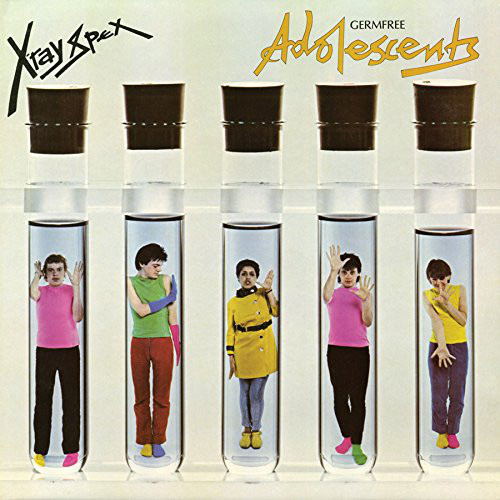X-RAY SPEX / GERMFREE ADOLESCENTS (LP/YELLOW WITH BLUE-GREEN SPLATTER)