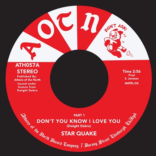STAR QUAKE (SOUL) / DON'T YOU KNOW I LOVE YOU (7")