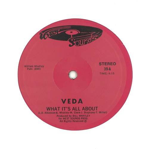 VEDA / WHAT'S IT ALL ABOUT (12")