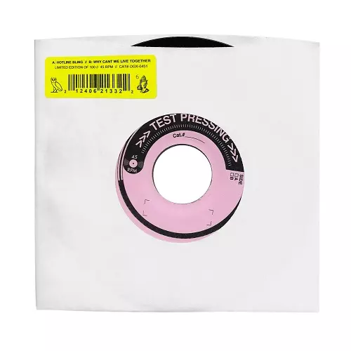 DRAKE / TIMMY THOMAS / HOTLINE BLING b/w WHY CAN'T WE LIVE TOGETHER