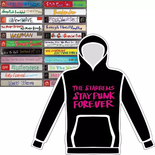 THE STARBEMS / ザ・スターベムズ / STAY PUNK FOREVER パーカーセット / M