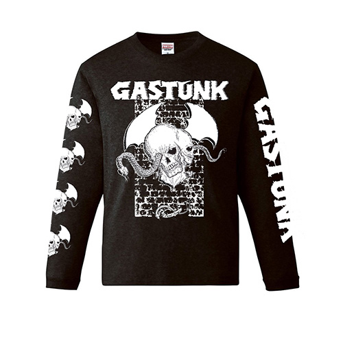 GASTUNK / DEAD SONG LONG SLEEVE T SHIRT BLACK / WHITE/S