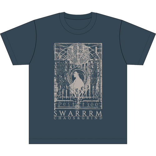 SWARRRM / こわれはじめる T-SHIRTS Blue Gray / XLサイズ