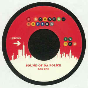 KRS ONE / SLY & THE FAMILY STONE / SOUND OF DA POLICE / SING A SIMPLE SONG 7"