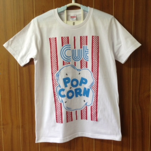 CUT / カット / pop corn T shirt/XL