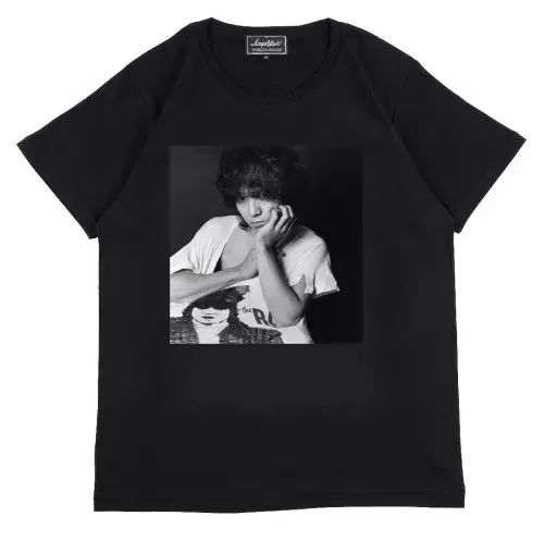 Amplifier “仲井戸麗市” TEE design B BLACK S/REICHI NAKAIDO/仲井戸
