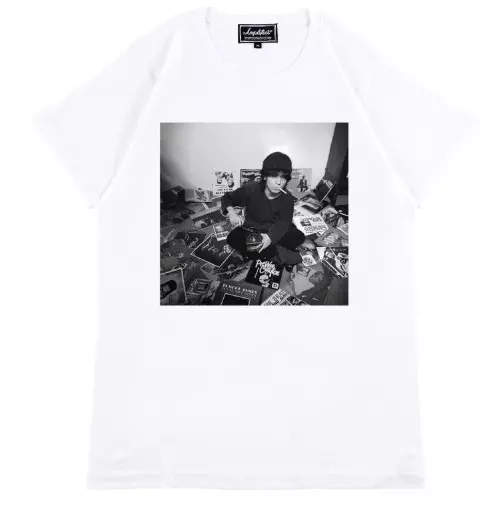 Amplifier “仲井戸麗市” TEE design D WHITE L/REICHI NAKAIDO/仲井戸