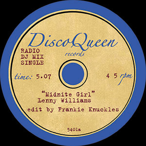 FRANKIE KNUCKLES / フランキー・ナックルズ / DISCO QUEEN #5401
