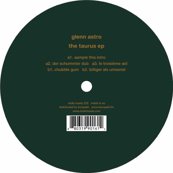 GLENN ASTRO / グレン・アストロ / TAURUS EP