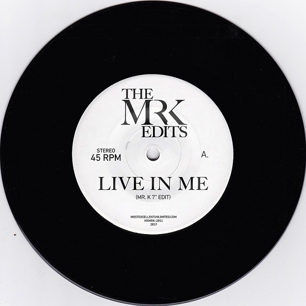 MR. K (DANNY KRIVIT) / ミスター・ケー / LIVE IN ME/WARM WEATHER (EDITS BY MR. K)