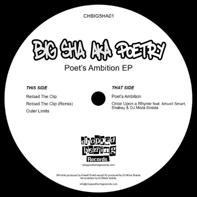BIG SHA aka POETRY Poet's Ambition EP 美品 爆買い Aka Sha Big Poetry Discogs | Releases | EP Ambition