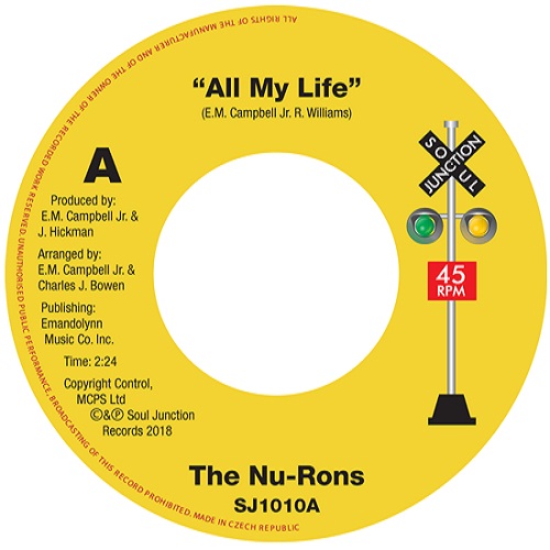NU' RONS / ALL MY LIFE / DISCO HUSTLE (7")