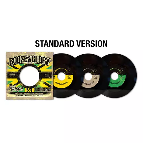 BOOZE & GLORY / REGGAE SESSIONS VOL. 1 (7"x3)