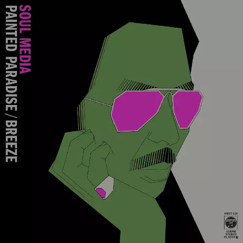 JIRO INAGAKI & HIS SOUL MEDIA / 稲垣次郎とソウル・メディア / Painted Paradise (EDIT) / Breeze(7")
