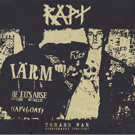 RAPT / ラプト / THRASH WAR DISCOGRAPHY 1984-1987 (LP+7"+CD/COLOR VINYL) 