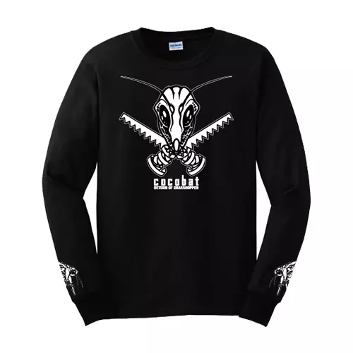 DJ後藤まりこ　長袖Tシャツ 黒　XL DJ後藤まりこ 長袖Tシャツ 黒 XL RETURN OF GRASSHOPPER LONG SLEEVE T