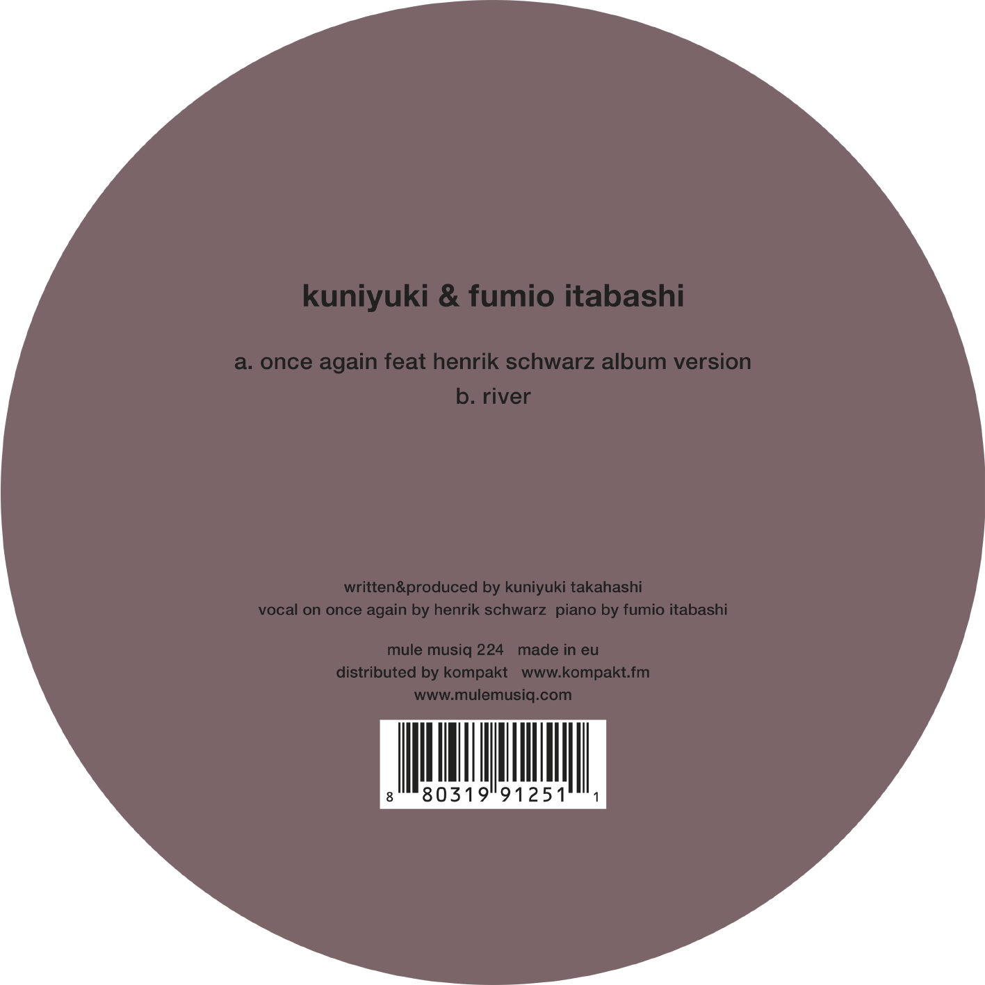KUNIYUKI & FUMIO ITABASHI / ONCE AGAIN