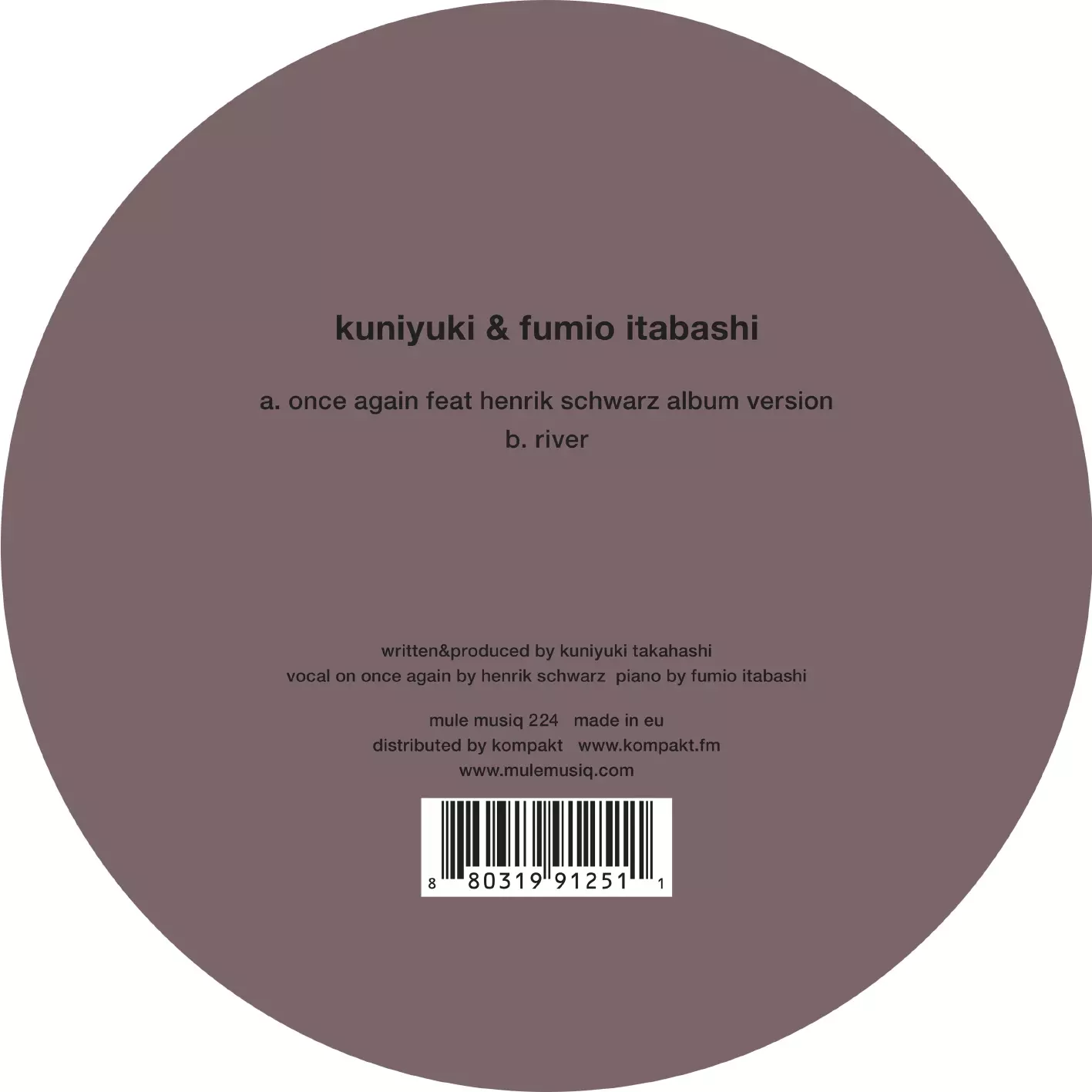KUNIYUKI & FUMIO ITABASHI / ONCE AGAIN