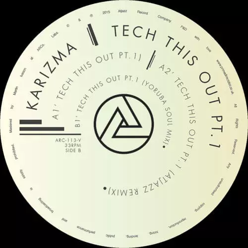 KARIZMA / カリズマ / TECH THIS OUT PT.1