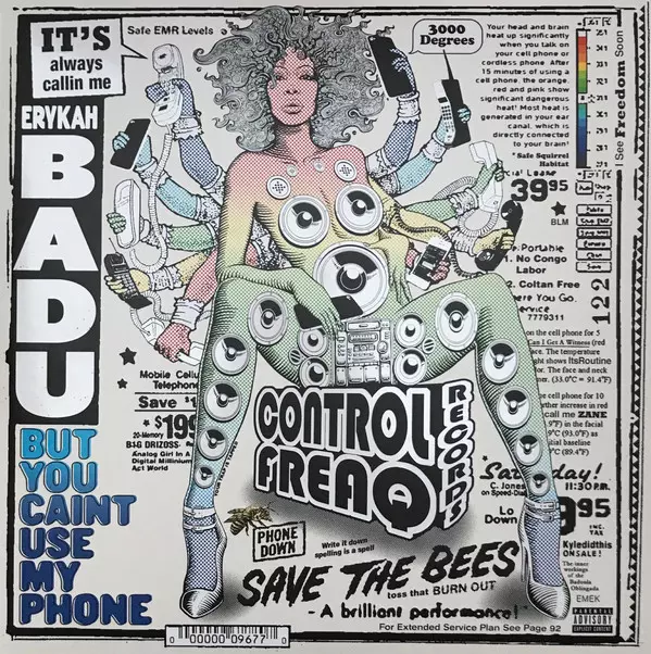 ERYKAH BADU / エリカ・バドゥ / BUT YOU CAINT USE MY PHONE "2LP"