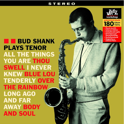 BUD SHANK / バド・シャンク / Bud Shank Plays Tenor(LP/180g)