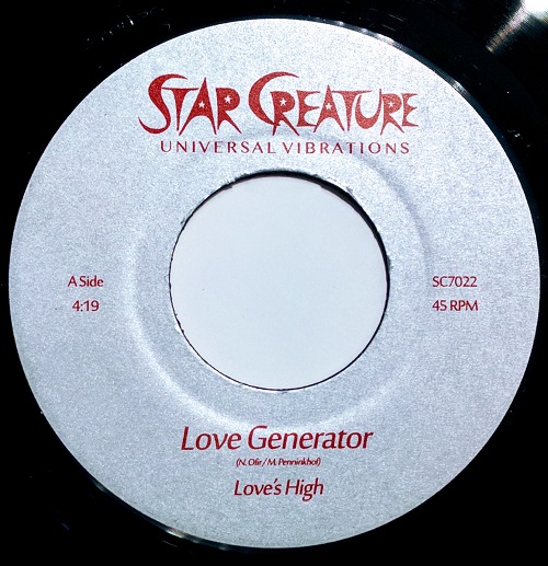 LOVE'S HIGH / LOVE GENERATOR / MOON BOUNCE (7")