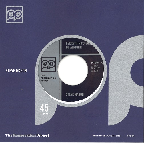 STEVE MASON (SOUL) / EVERYTHINGS GONNA BE ALRIGHT / THERES A MAN UPSTAIRS(7'')