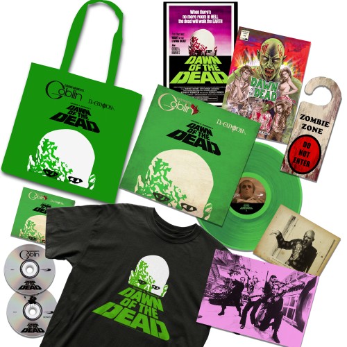 CLAUDIO SIMONETTI'S GOBLIN / クラウディオ・シモネッティズ・ゴブリン / DAWN OF THE DEAD: LIMITED DELUXE EDITION - 2CD+LP+T-SHIRT+POSTER+COMIC BOOK+BAG+DOORSTOP