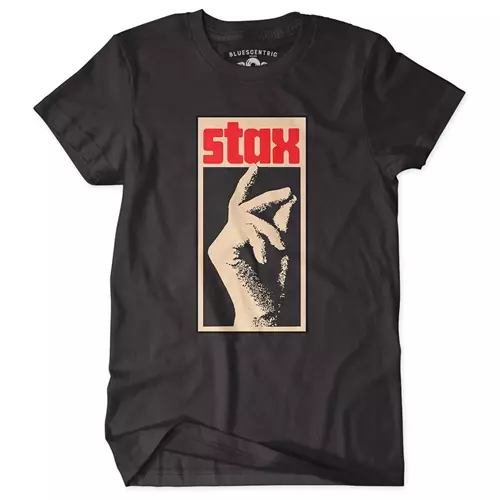 STAX SNAPPING FINGERS T SHIRT / BLACK (M) (T-SHIRT)