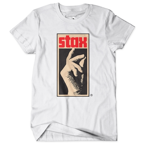 STAX SNAPPING FINGERS T SHIRT / WHITE (M) (T-SHIRT)