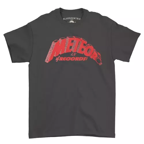 METEOR RECORDS T SHIRT / BLACK (M) (T-SHIRT)