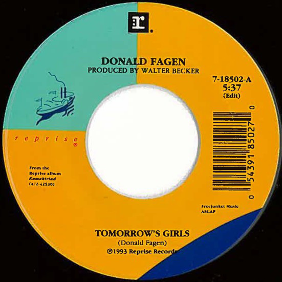 DONALD FAGEN / ドナルド・フェイゲン / TOMORROW'S GIRL